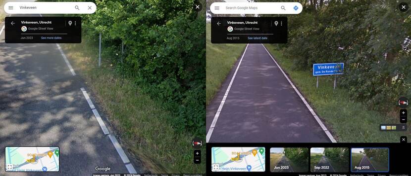 Beeld van Google Streetview